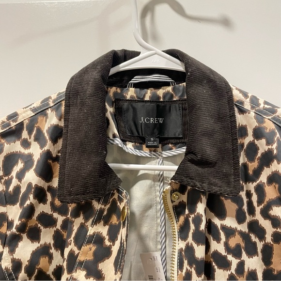 J Crew Leopard Field Jacket - Picture 2 of 3